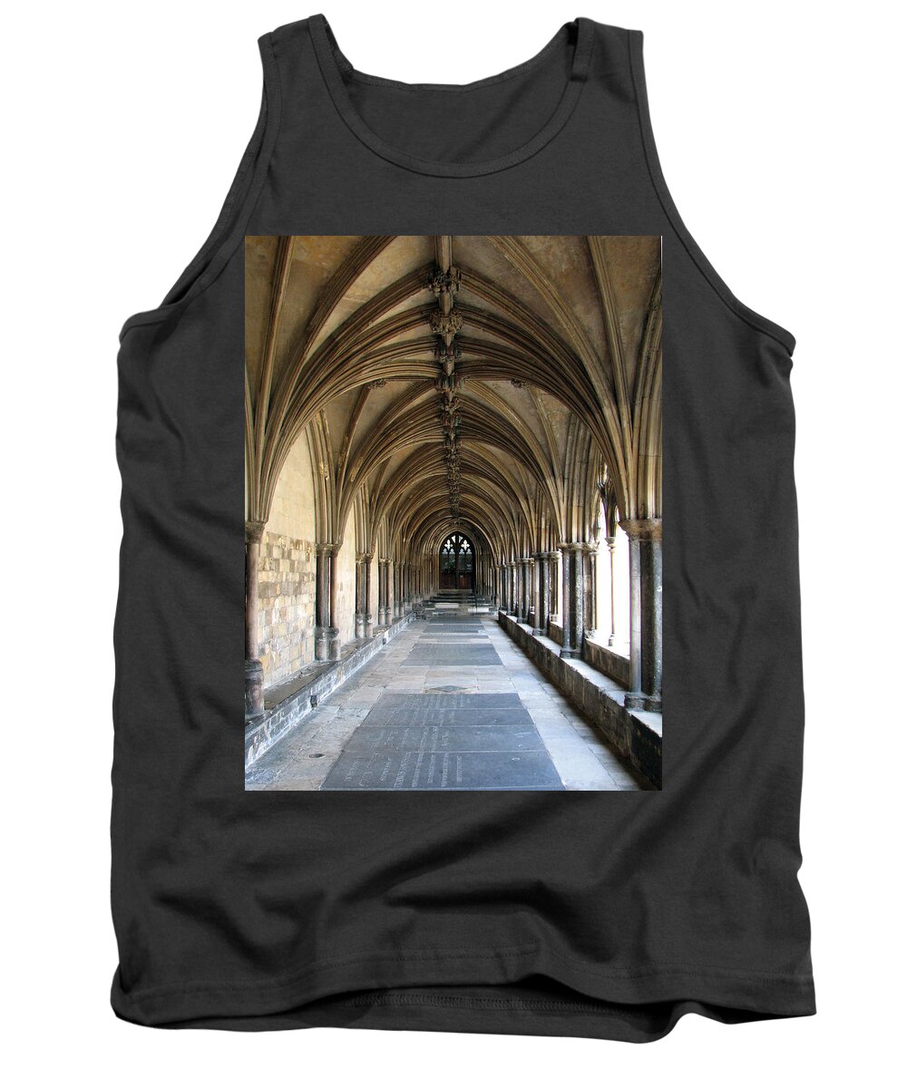 Arches Tank Top featuring the photograph Corridor of Arches by Stephanie Grant