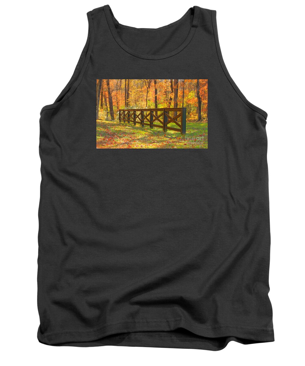 Fence Tank Top featuring the photograph Country Fence by Geraldine DeBoer