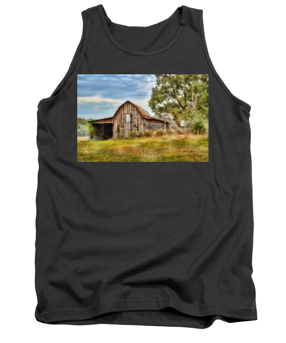 Country Time Barn Tank Top featuring the photograph Farm - Barn - Country Time Barn by Barry Jones