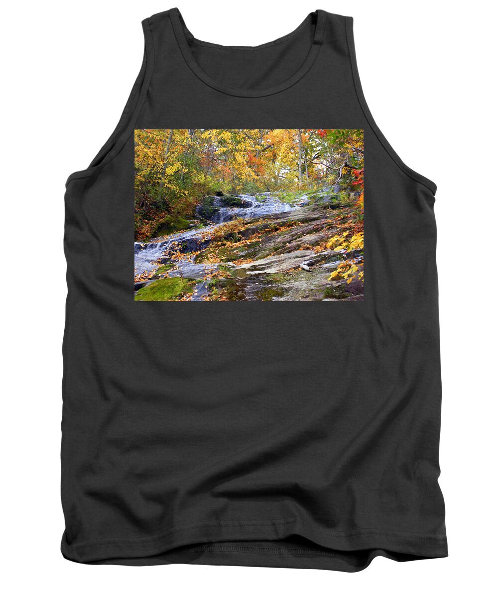 Waterfall Tank Top featuring the photograph Crabtree falls by Stacy Abbott