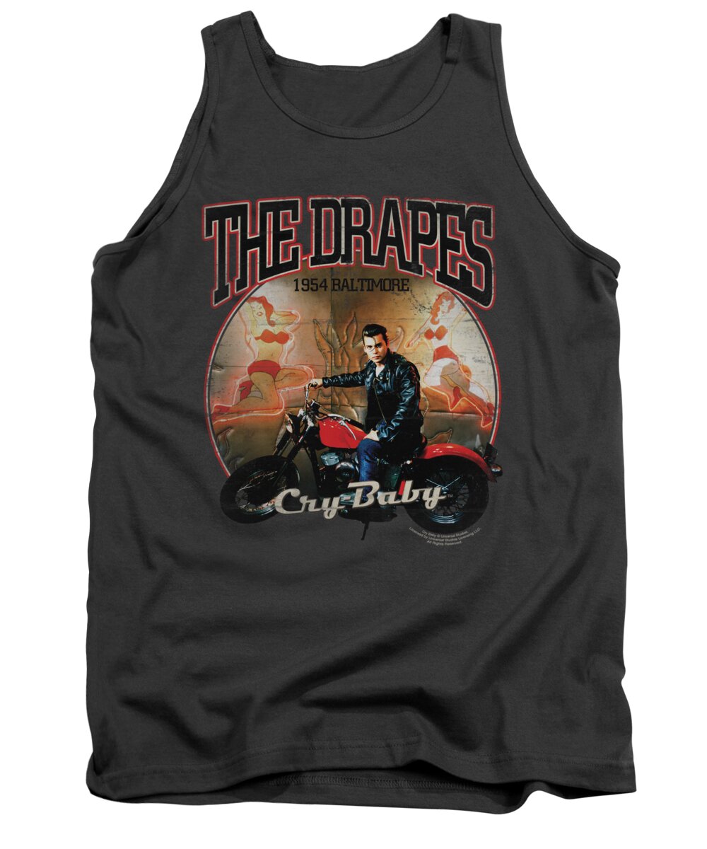 Cry Baby Tank Top featuring the digital art Cry Baby - Drapes by Brand A