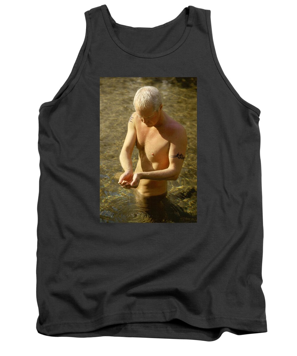 Male Tank Top featuring the photograph Darrell B. 3 by Andy Shomock