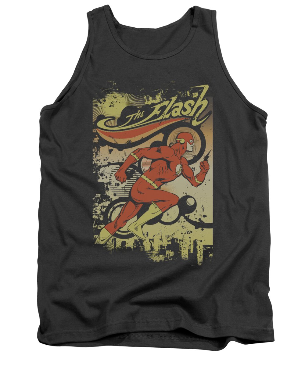 Dc Comics Tank Top featuring the digital art Dc - Just Passing Through by Brand A