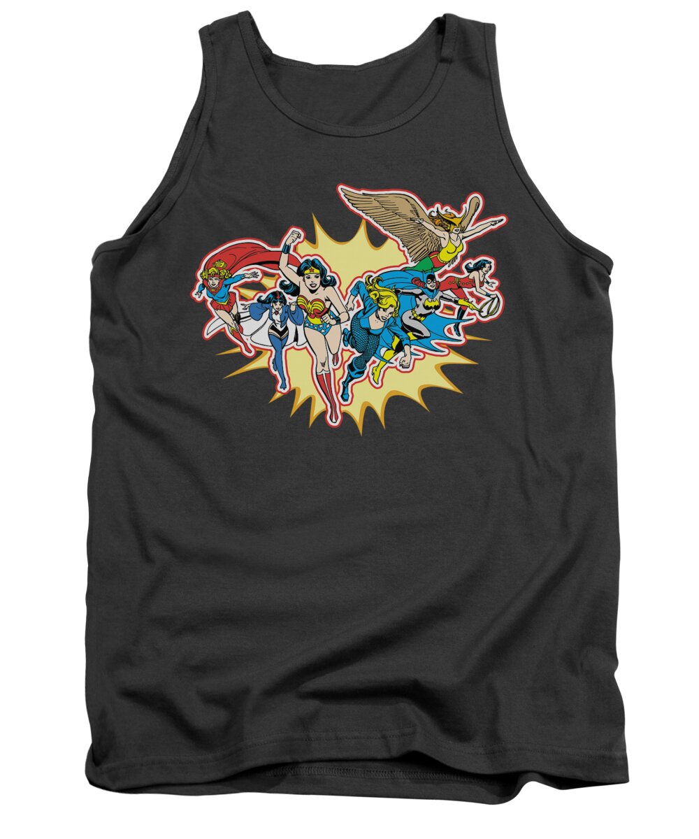Dc Comics Tank Top featuring the digital art Dc - Please Get Me by Brand A