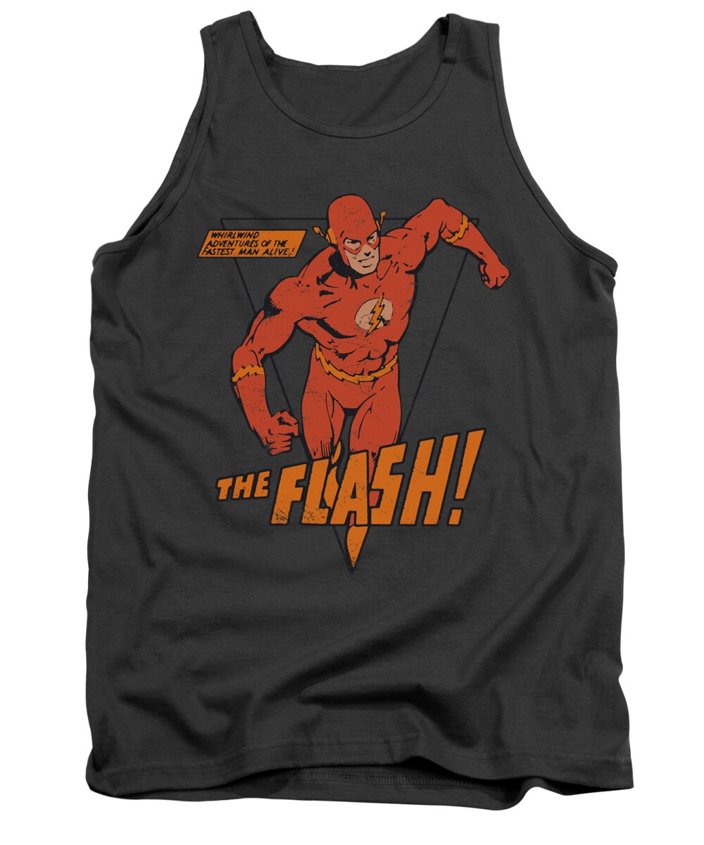 Dc Comics Tank Top featuring the digital art Dc - Whirlwind by Brand A