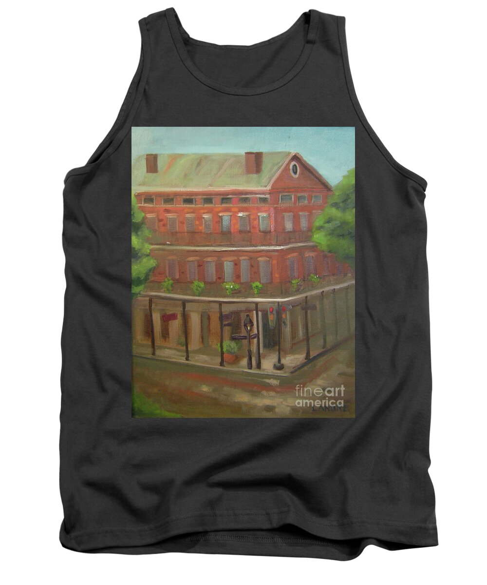 New Orleans Tank Top featuring the painting Decatur by Lilibeth Andre