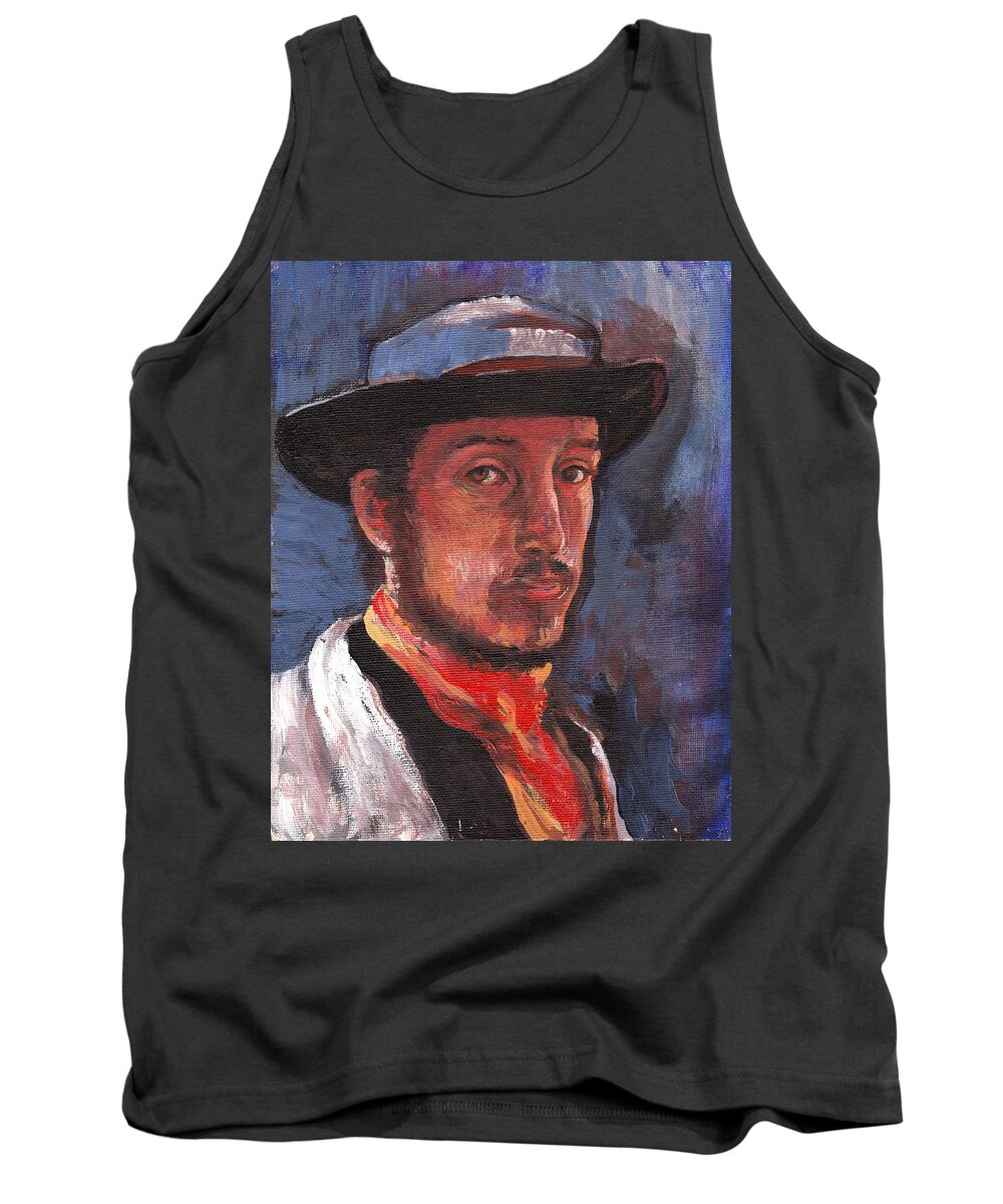 Degas Tank Top featuring the painting Degas by Tom Roderick
