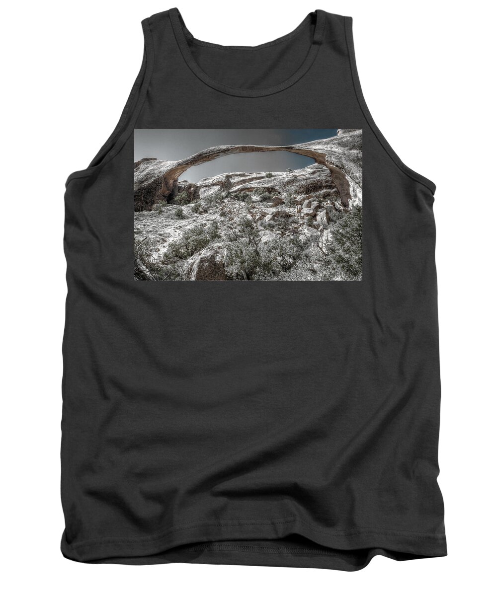 Utah Tank Top featuring the photograph Delicate Stone by Richard Gehlbach