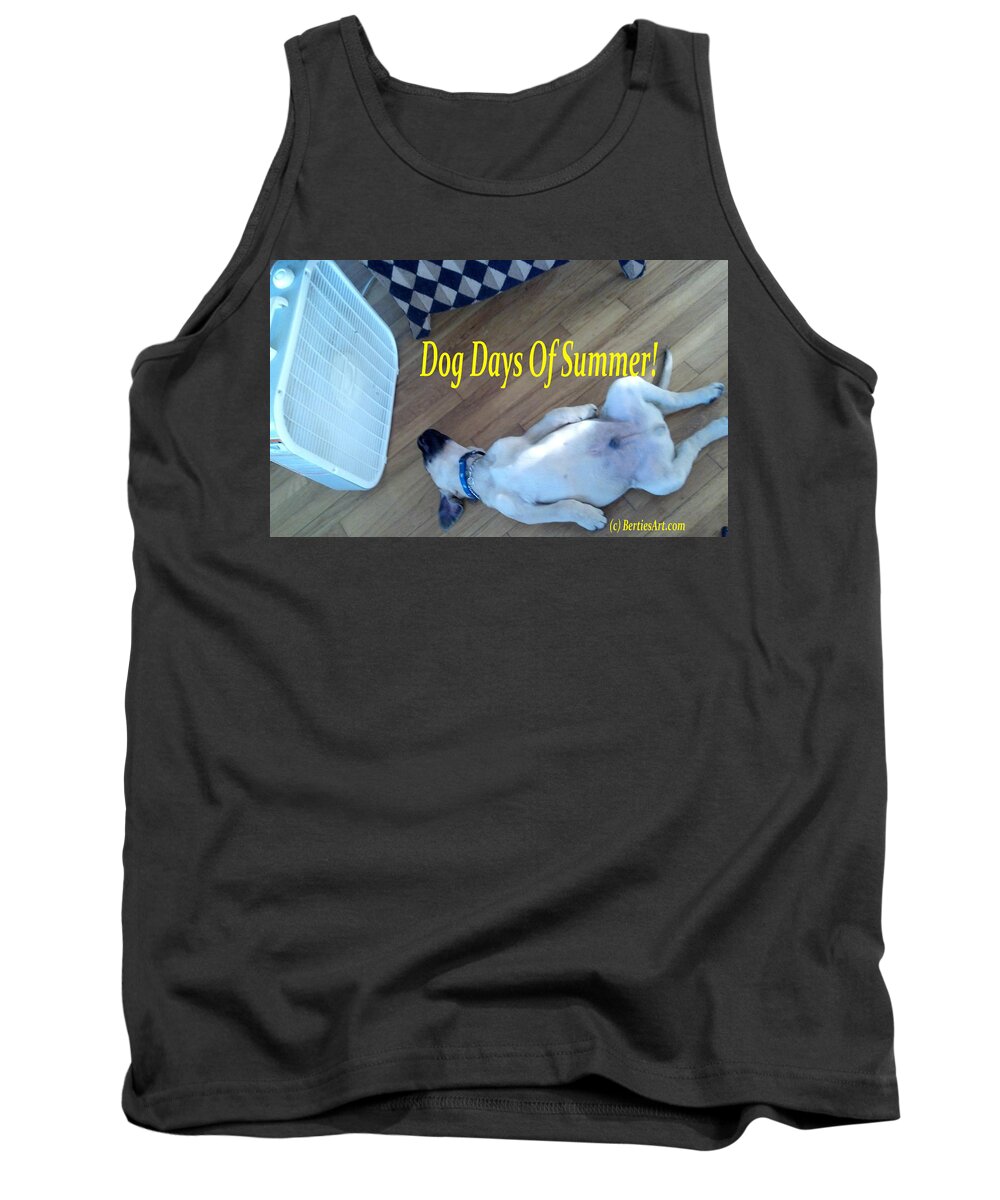 Dog Tank Top featuring the photograph Dog Days of Summer by Bertie Edwards