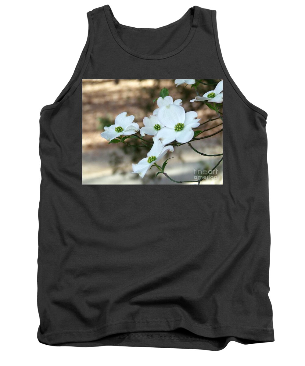 Dogwood Tank Top featuring the photograph Dogwood 2 by Andrea Anderegg
