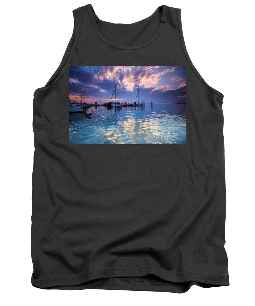 Annapolis Tank Top featuring the photograph Eastport Sunrise by Jennifer Casey