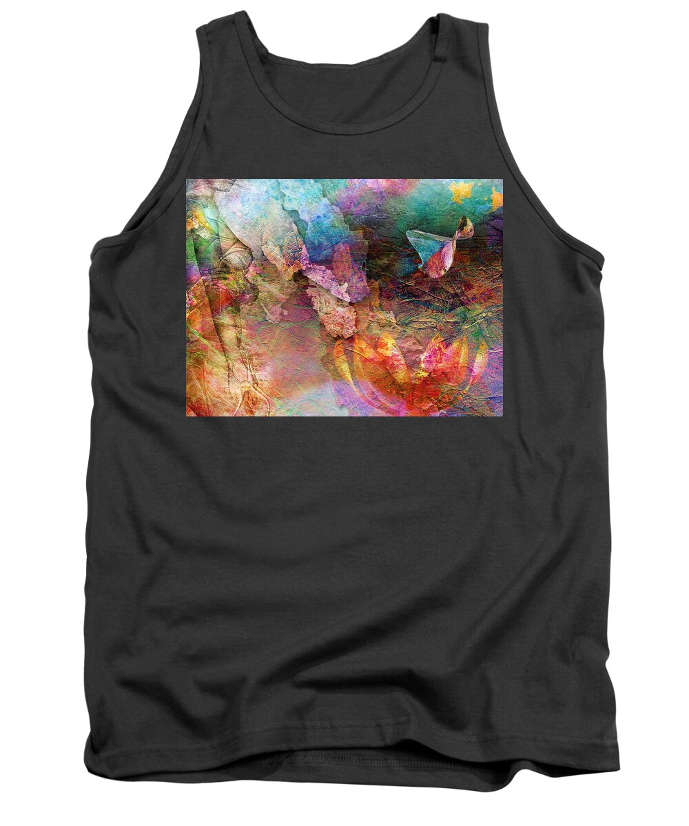 Art Tank Top featuring the painting Elusive Dreams Part Two by Jacky Gerritsen