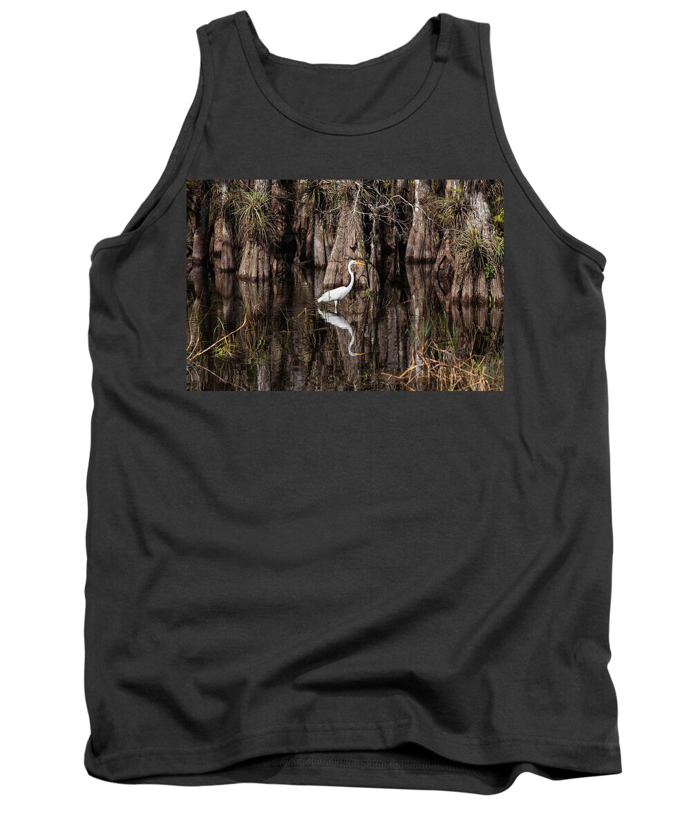 Everglades Tank Top featuring the photograph Everglades0419 by Matthew Pace