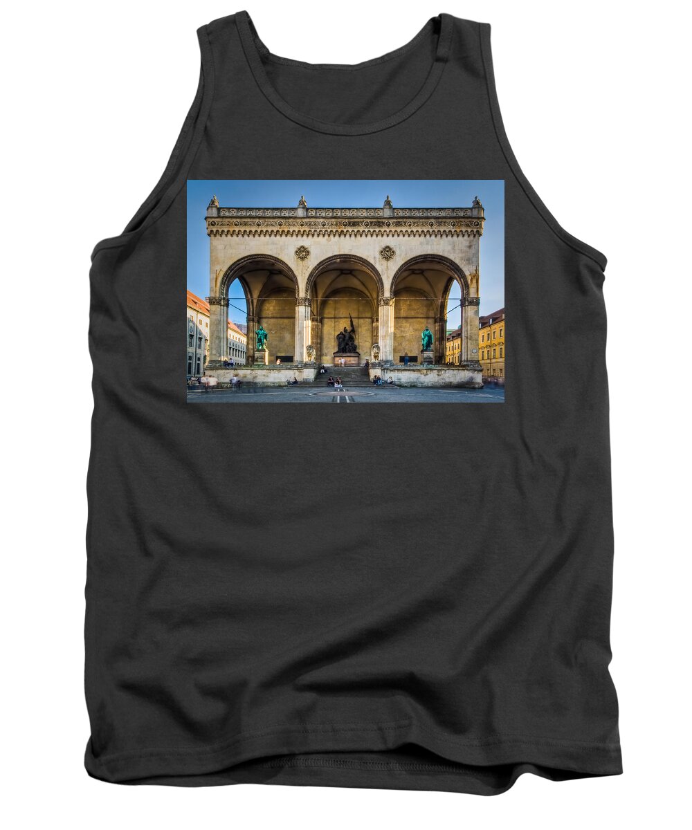 Europe Tank Top featuring the photograph Feldherrnhalle by John Wadleigh