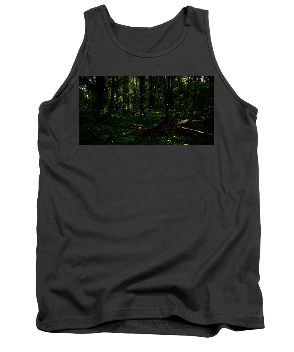 Firefly Tank Top featuring the photograph Firefly Magic by Stacy Abbott
