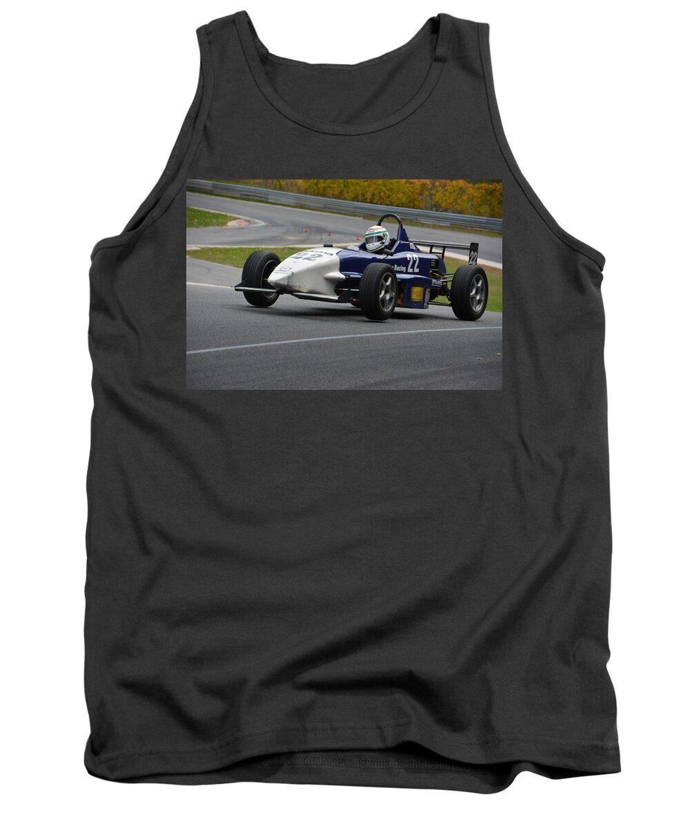 Formula Tank Top featuring the photograph Flying Formula by Mike Martin