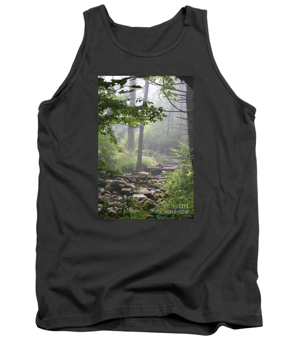 Fog Tank Top featuring the photograph Fog In The Wilderness by Christiane Schulze Art And Photography