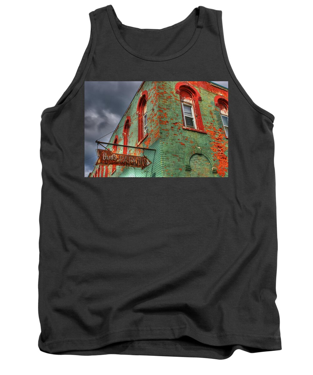 Bud's Tank Top featuring the photograph Free Parking by Randy Pollard