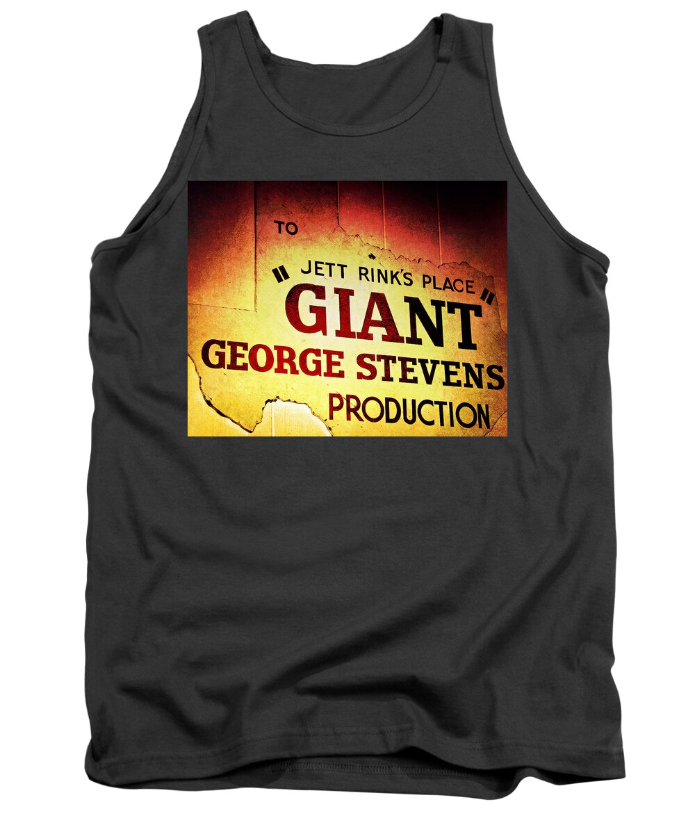 Sign Tank Top featuring the photograph Giant by Trish Mistric