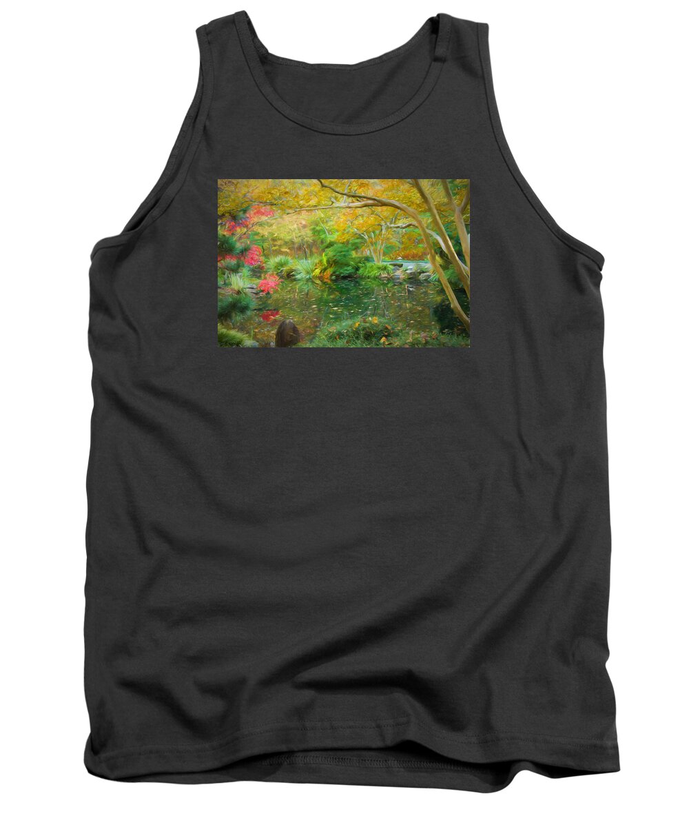 Home Decor Tank Top featuring the photograph God is a Designer by Mary Buck