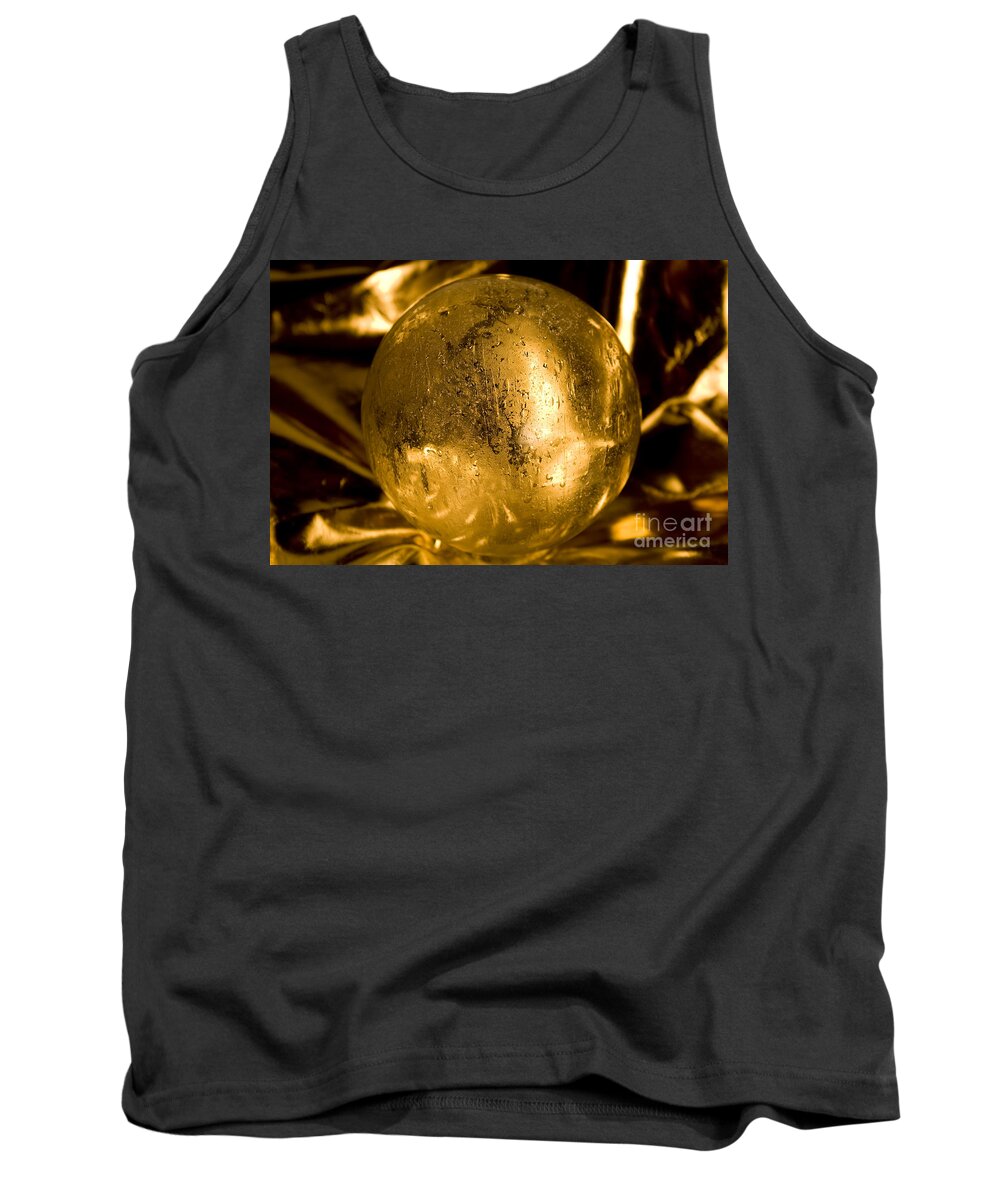 Christmas Tank Top featuring the photograph Golden bowl by Patricia Hofmeester