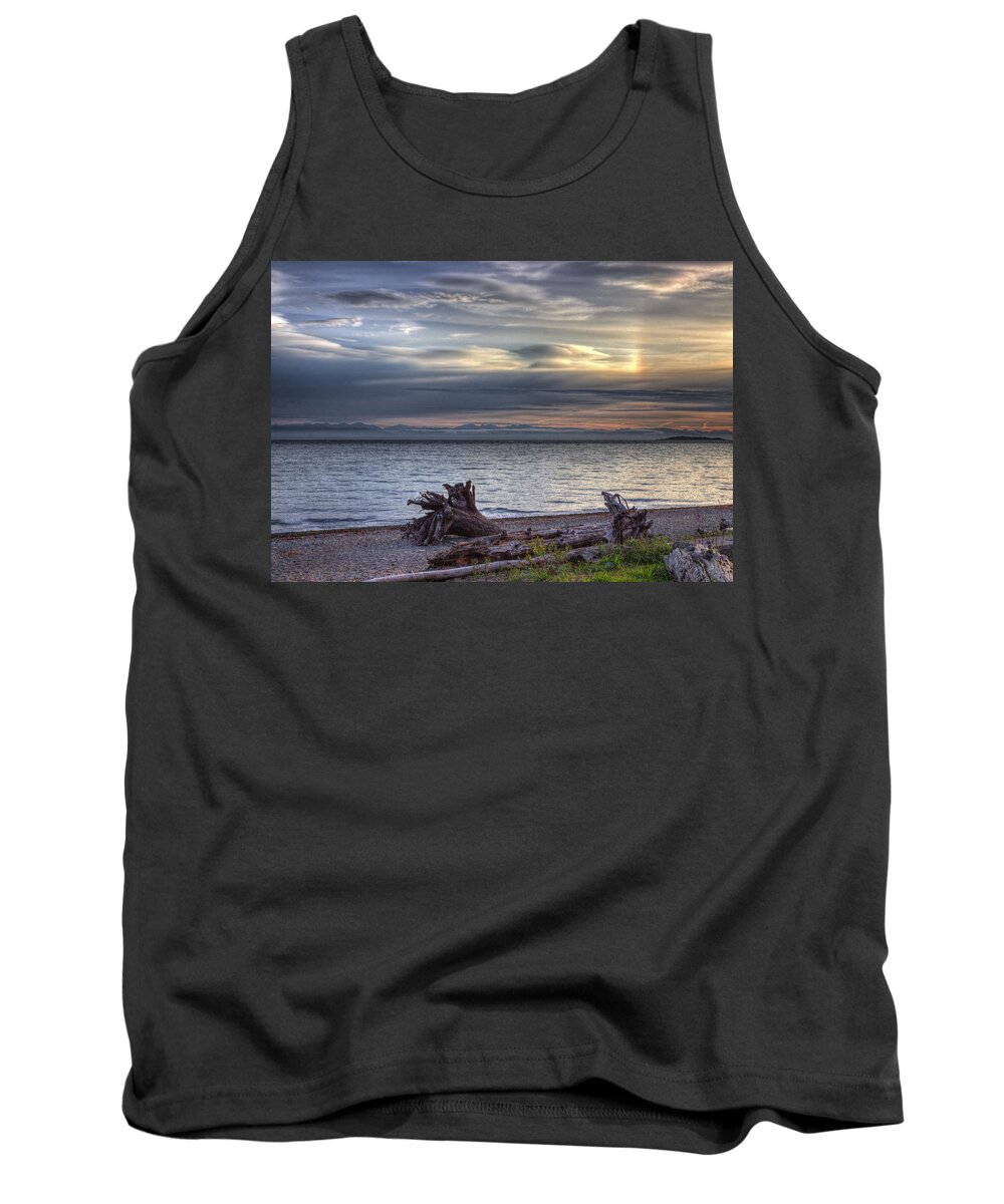 Beach Tank Top featuring the photograph San Pareil Sunrise by Randy Hall
