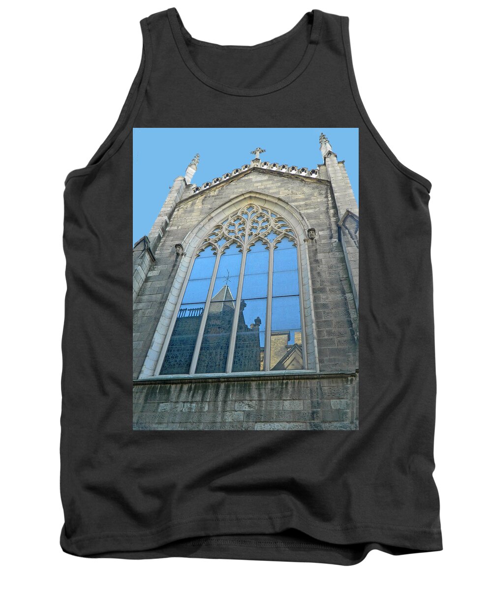 Grace Episcopal Church Broadway Nyc Tank Top featuring the photograph Grace Episcopal Church NYC by Emmy Vickers