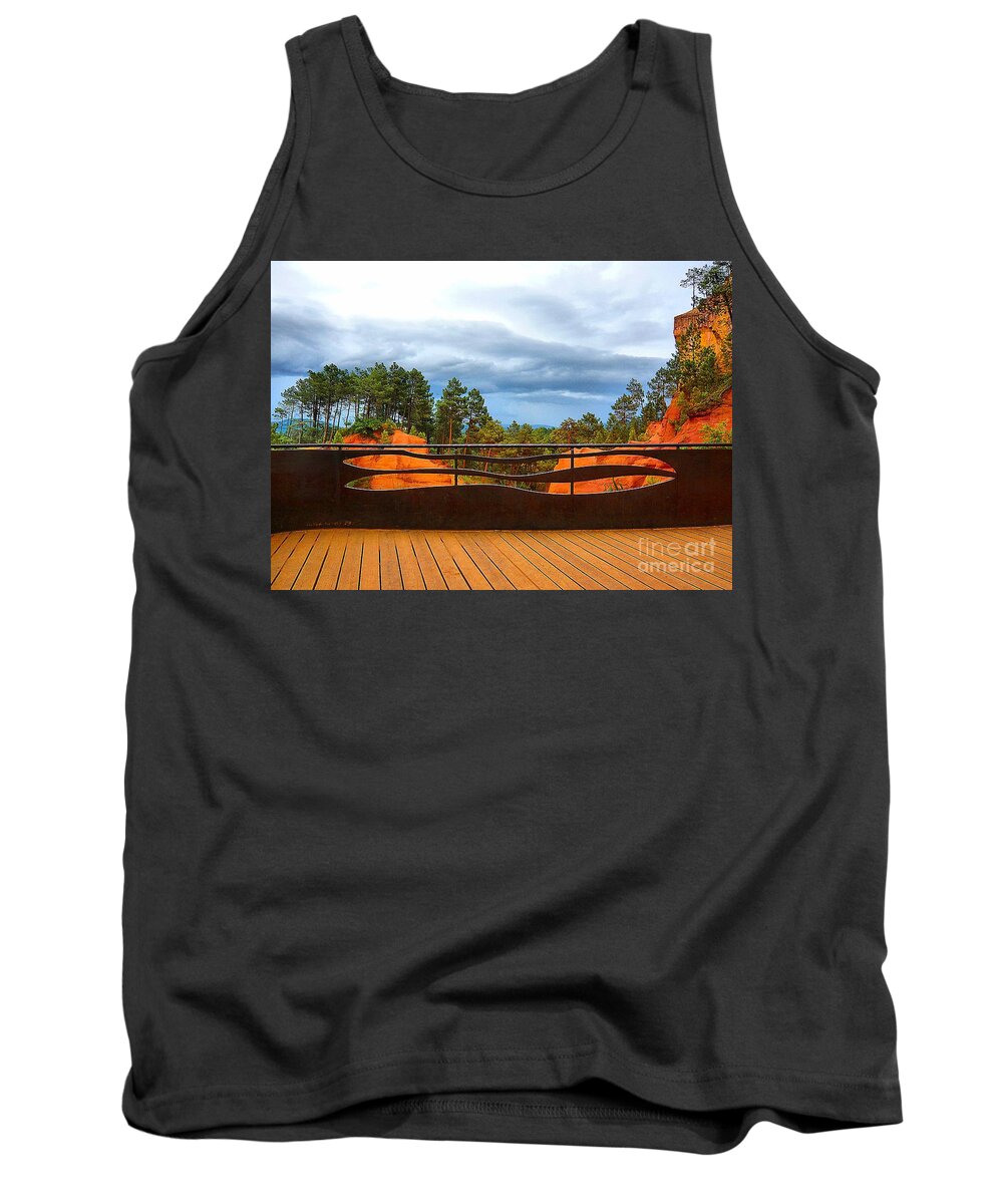 Abstract Tank Top featuring the photograph Grand Entrance by Lauren Leigh Hunter Fine Art Photography