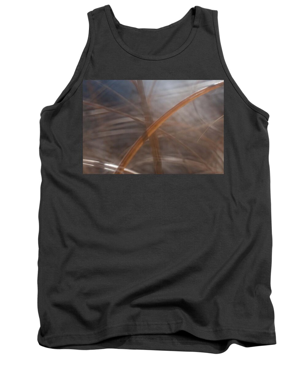 Grass Tank Top featuring the photograph Grass - Abstract 1 by Natalie Rotman Cote