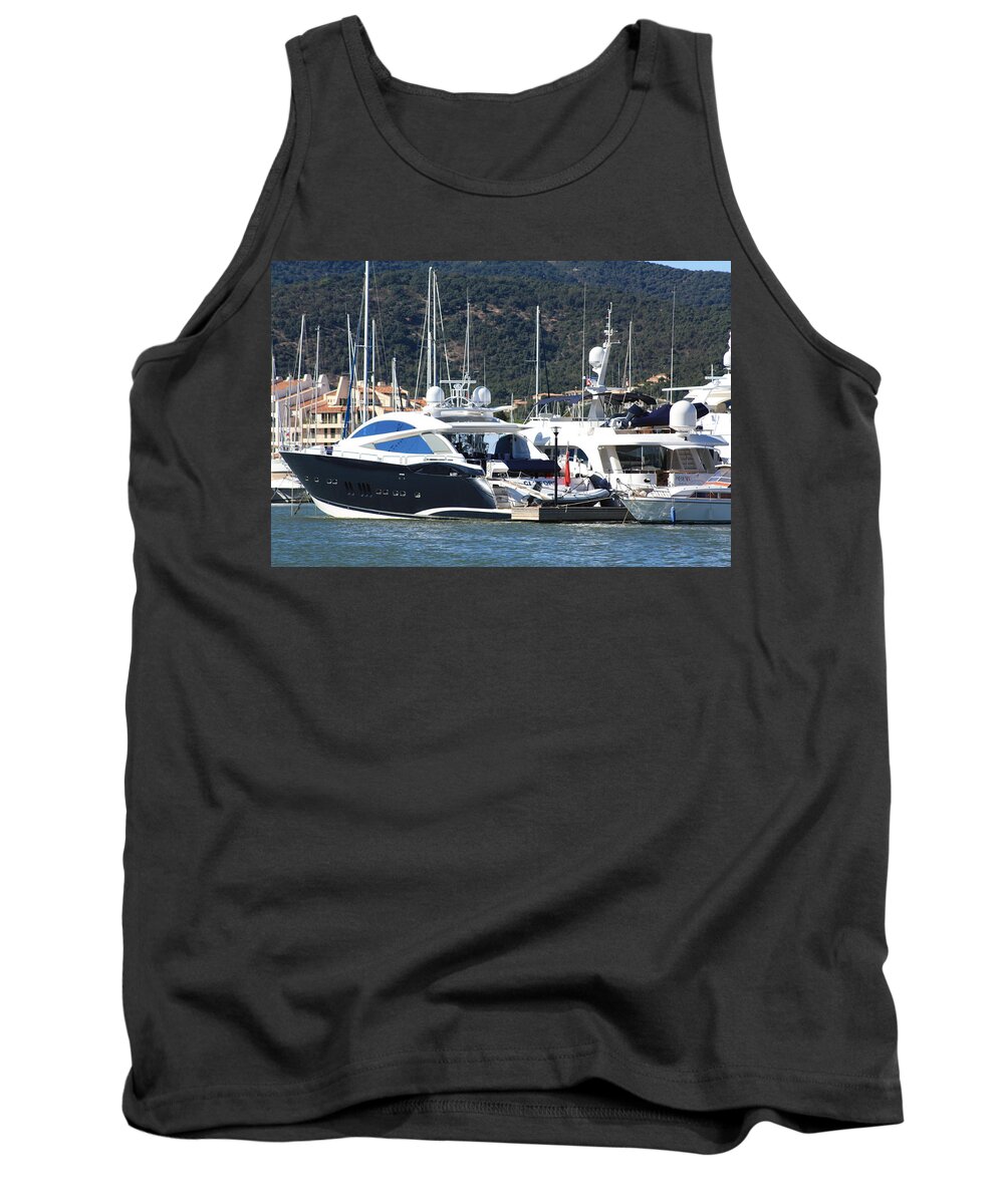 Rogerio Mariani Tank Top featuring the photograph Harbour docking scene by Rogerio Mariani