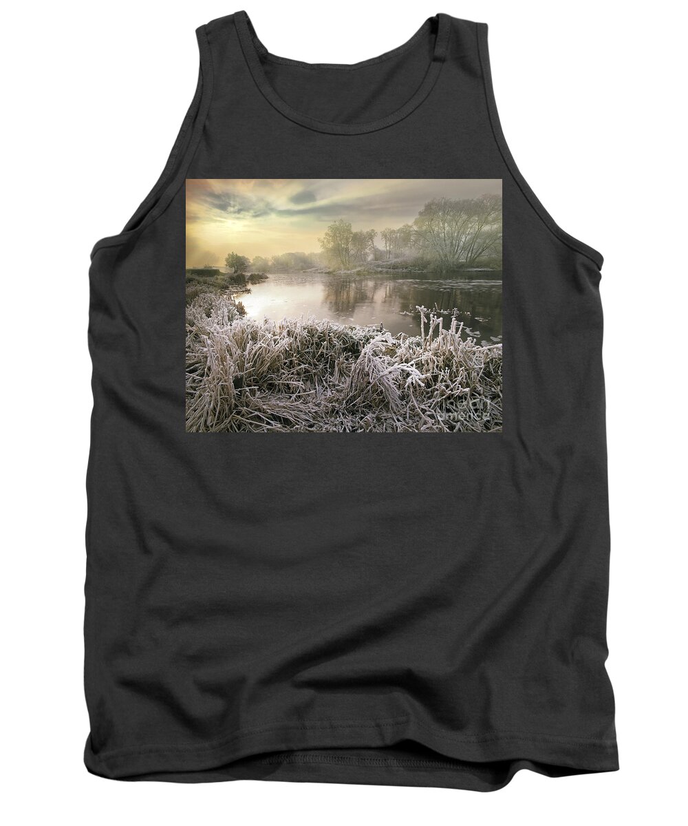 River Tank Top featuring the photograph Here Comes the Sun by Edmund Nagele FRPS