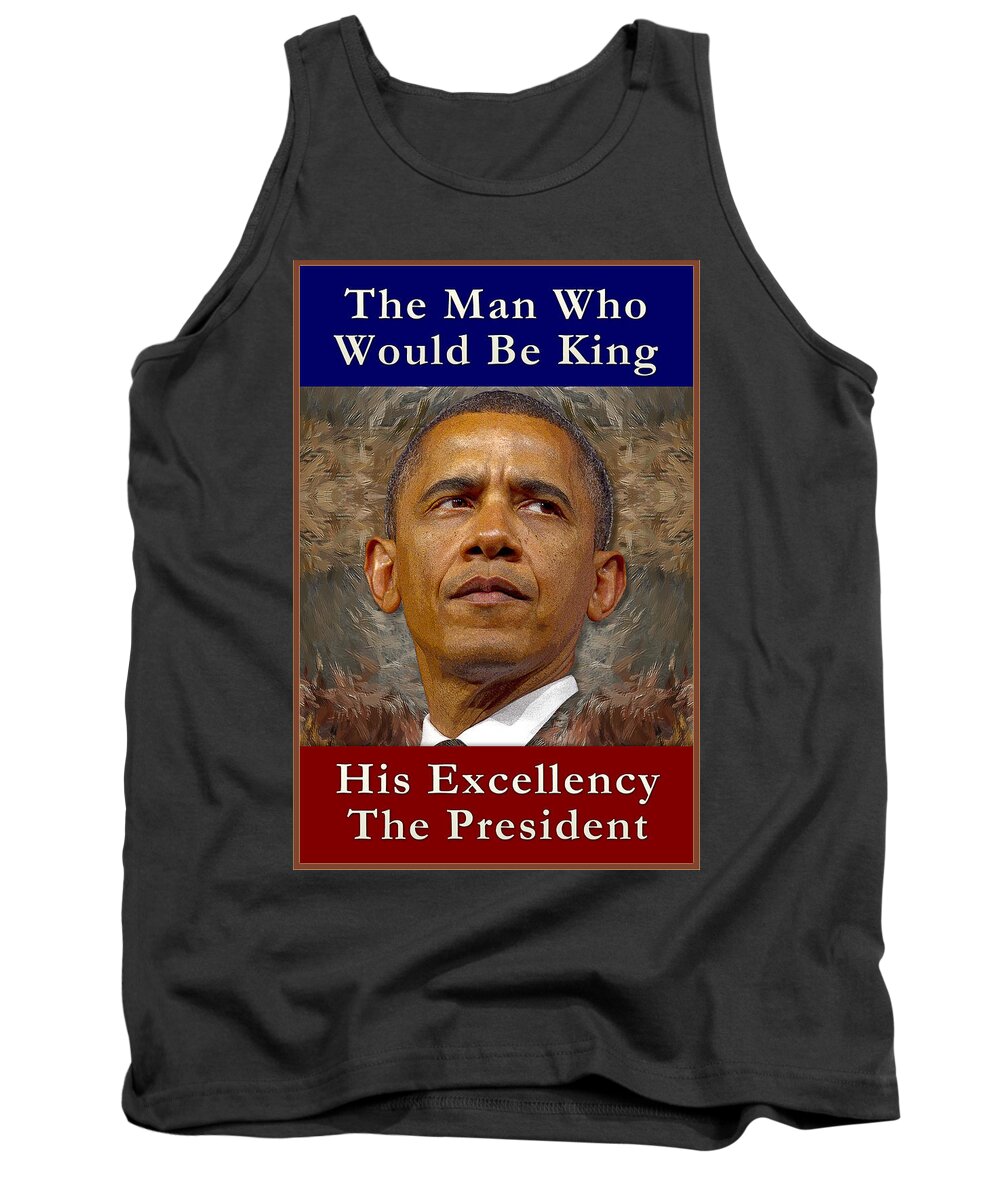 Progressive Tank Top featuring the painting His Excellency Barack Obama by Will Barger