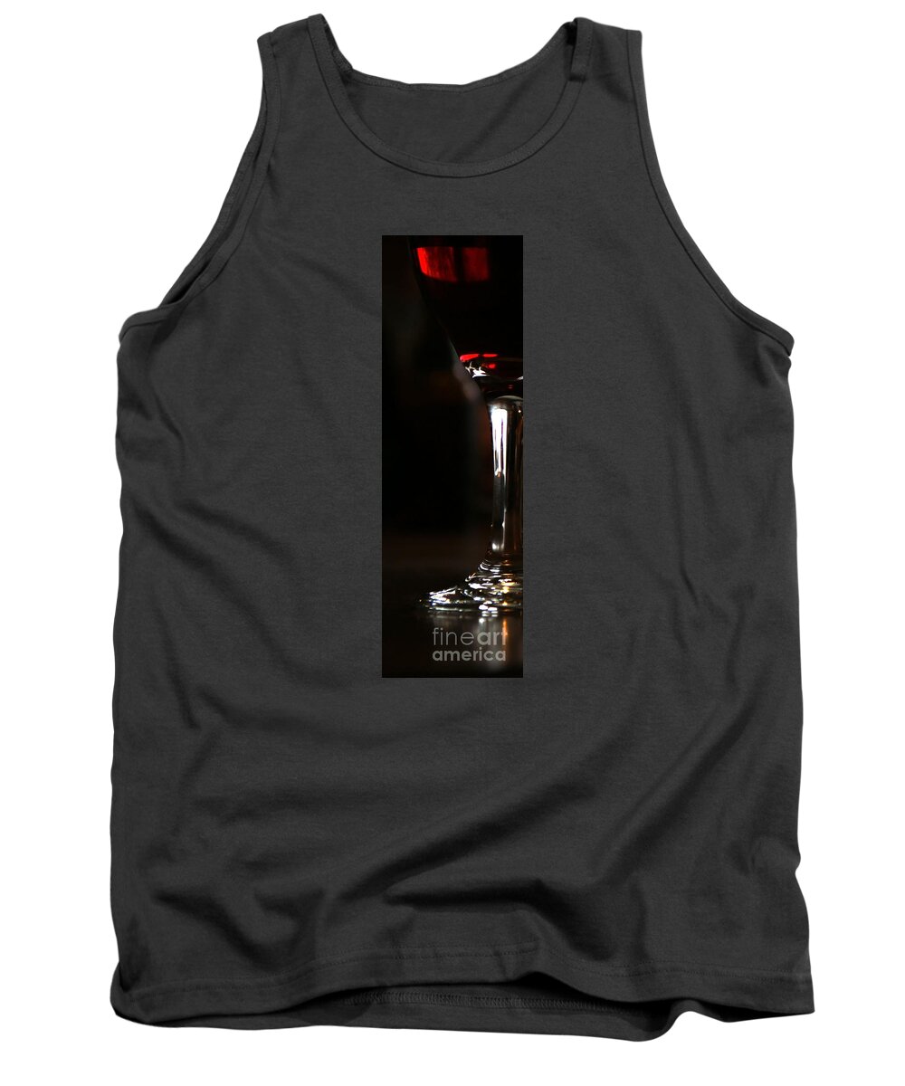Wine Tank Top featuring the photograph Holiday Cheer by Linda Shafer