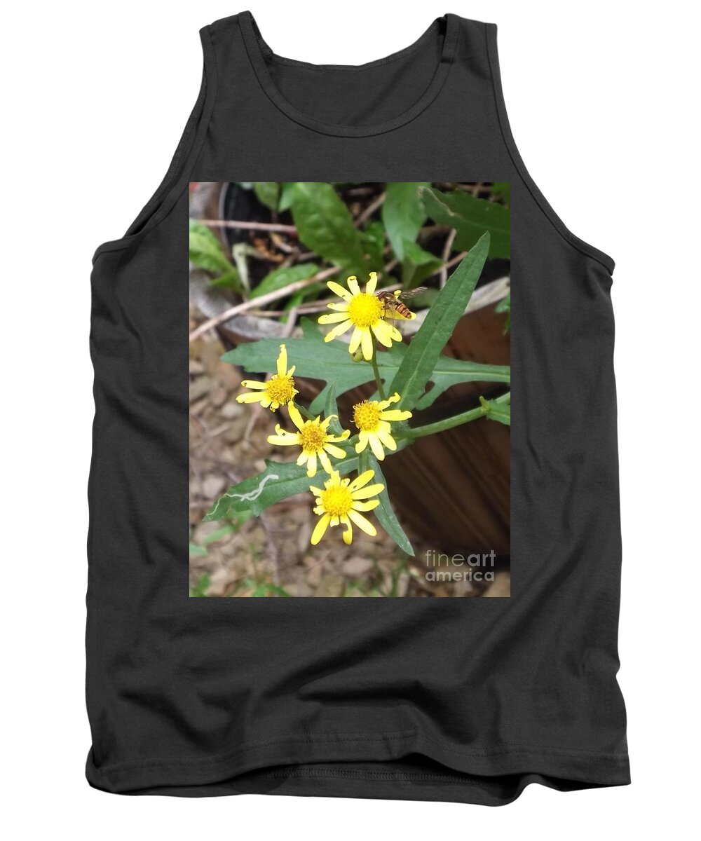 Hover Fly Tank Top featuring the photograph Hover Fly by John Williams