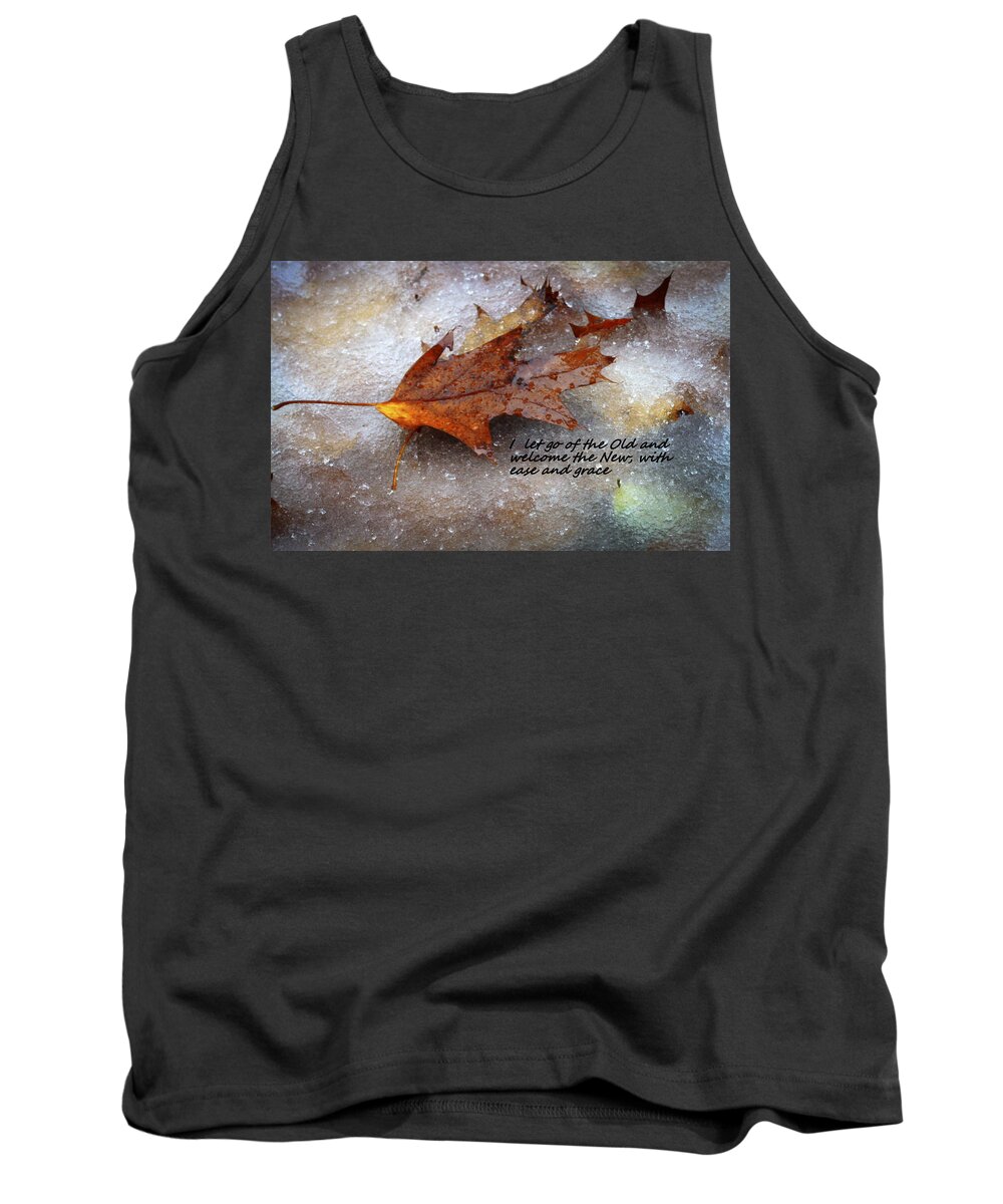 Affirmations Tank Top featuring the photograph I Let Go by Patrice Zinck
