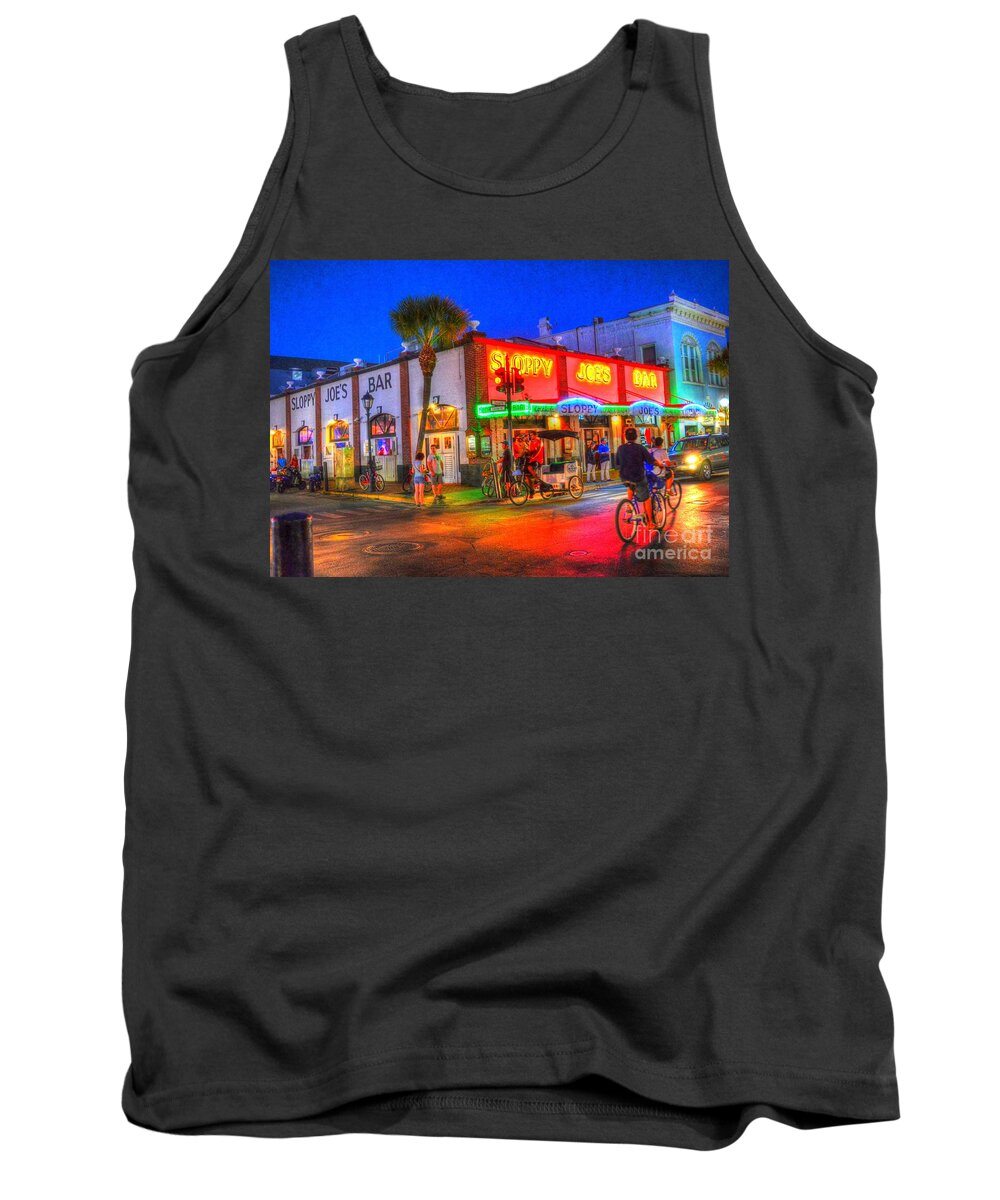 Sloppy Joes Tank Top featuring the photograph Iconic Sloppy Joes by Debbi Granruth