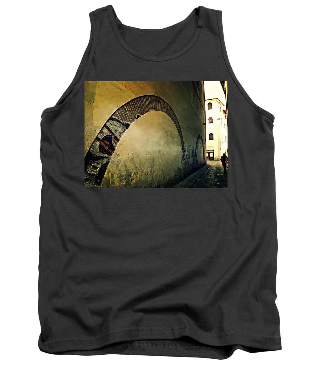 Il Muro Tank Top featuring the photograph Il Muro by Micki Findlay