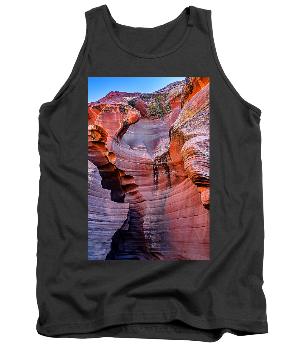 Antelope Canyon Tank Top featuring the photograph Into Antelope Canyon 1 by Jason Chu