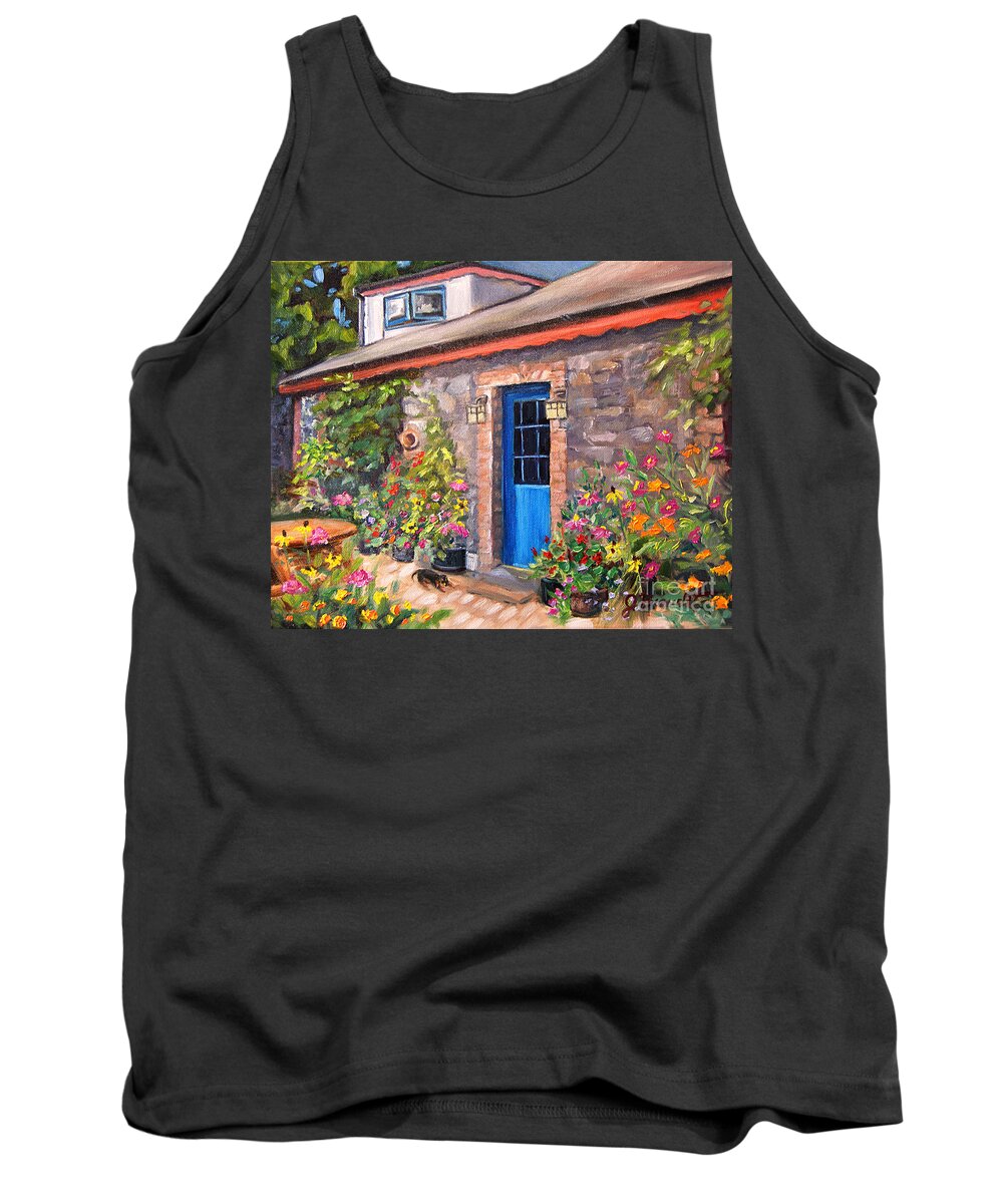  Tank Top featuring the painting Irish Cottage by Jennifer Beaudet