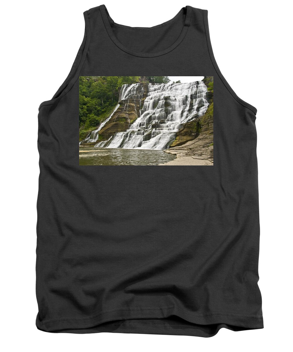 Ithaca Falls Tank Top featuring the photograph Ithaca Falls by Anthony Sacco