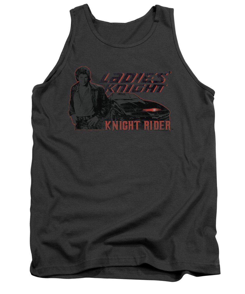 Knight Rider Tank Top featuring the digital art Knight Rider - Ladies Knight by Brand A