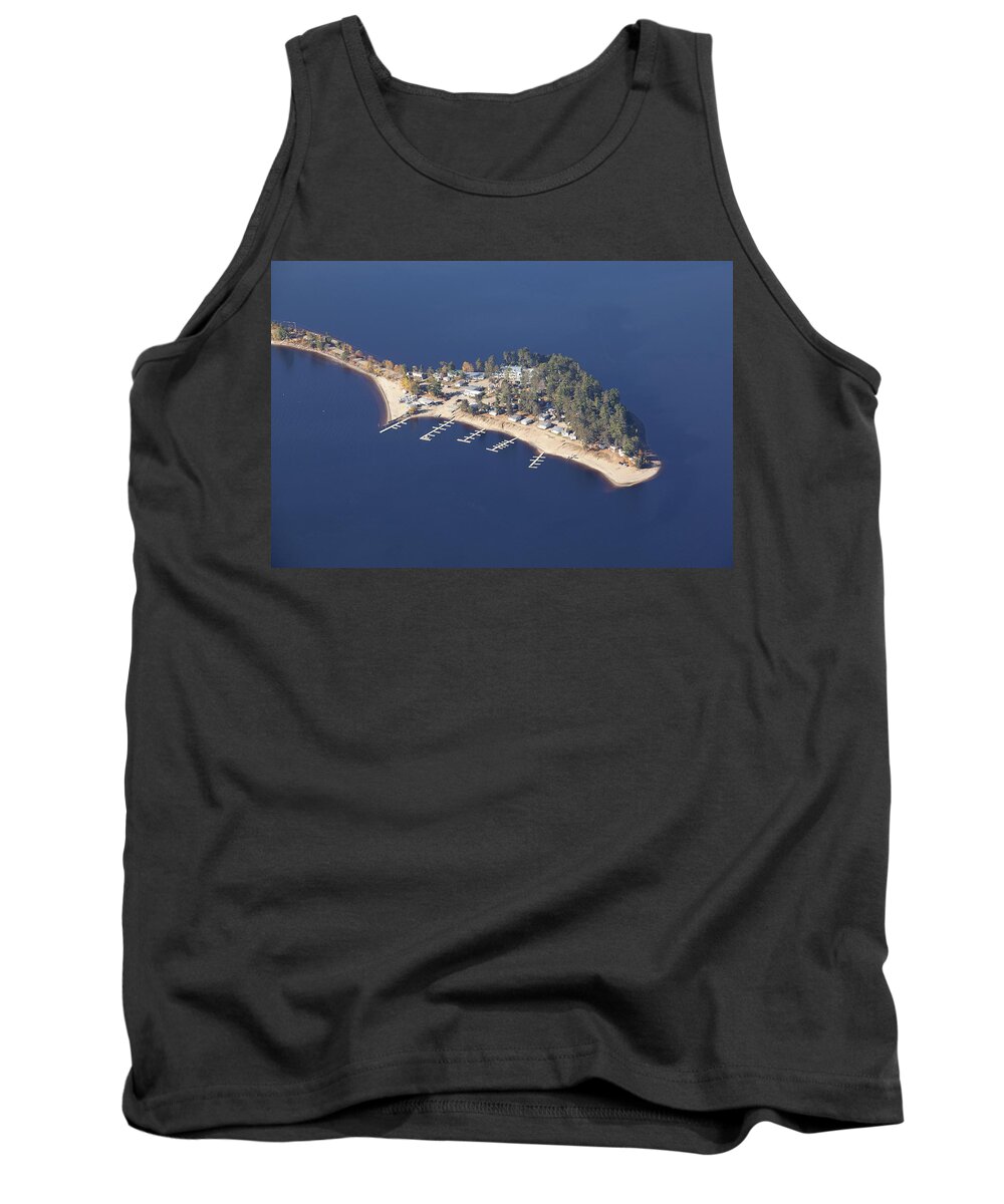 Point Tank Top featuring the photograph La Pointe a David by Eunice Gibb