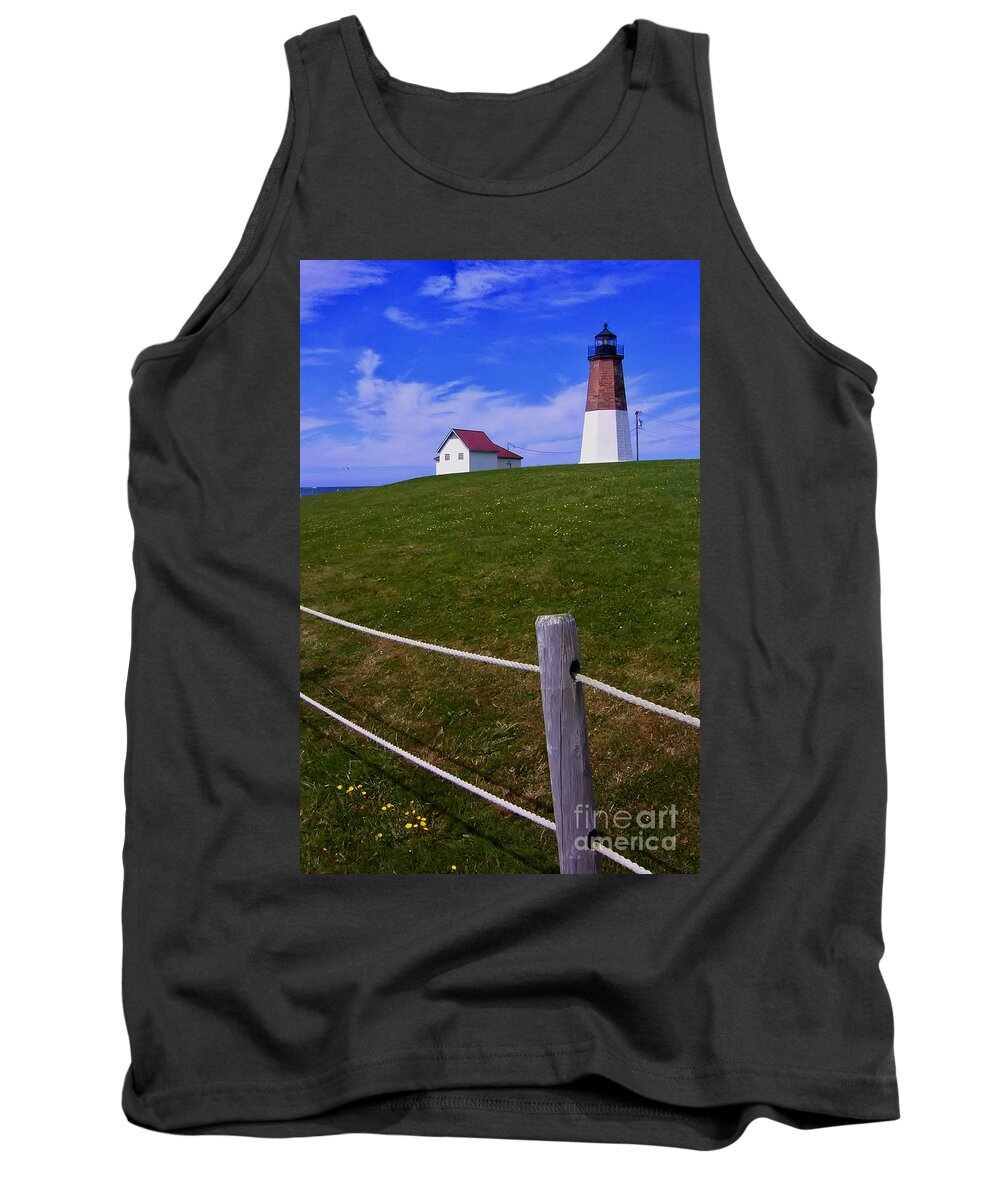 Lighthouse Tank Top featuring the photograph Lighthouse 2 by Mike Nellums