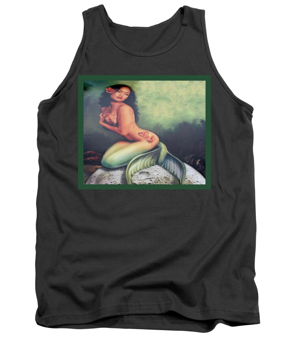 Mermaids Tank Top featuring the photograph Lydia The Tattooed Mermaid by Rob Hans