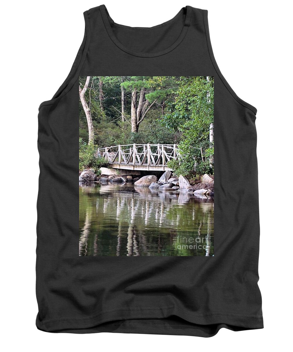 Bridge Tank Top featuring the photograph Magical Mystery Bridge by Elizabeth Dow