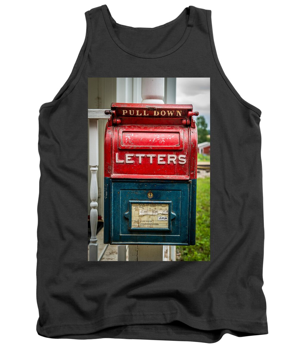 Mail Box Tank Top featuring the photograph Mail Box by Paul Freidlund