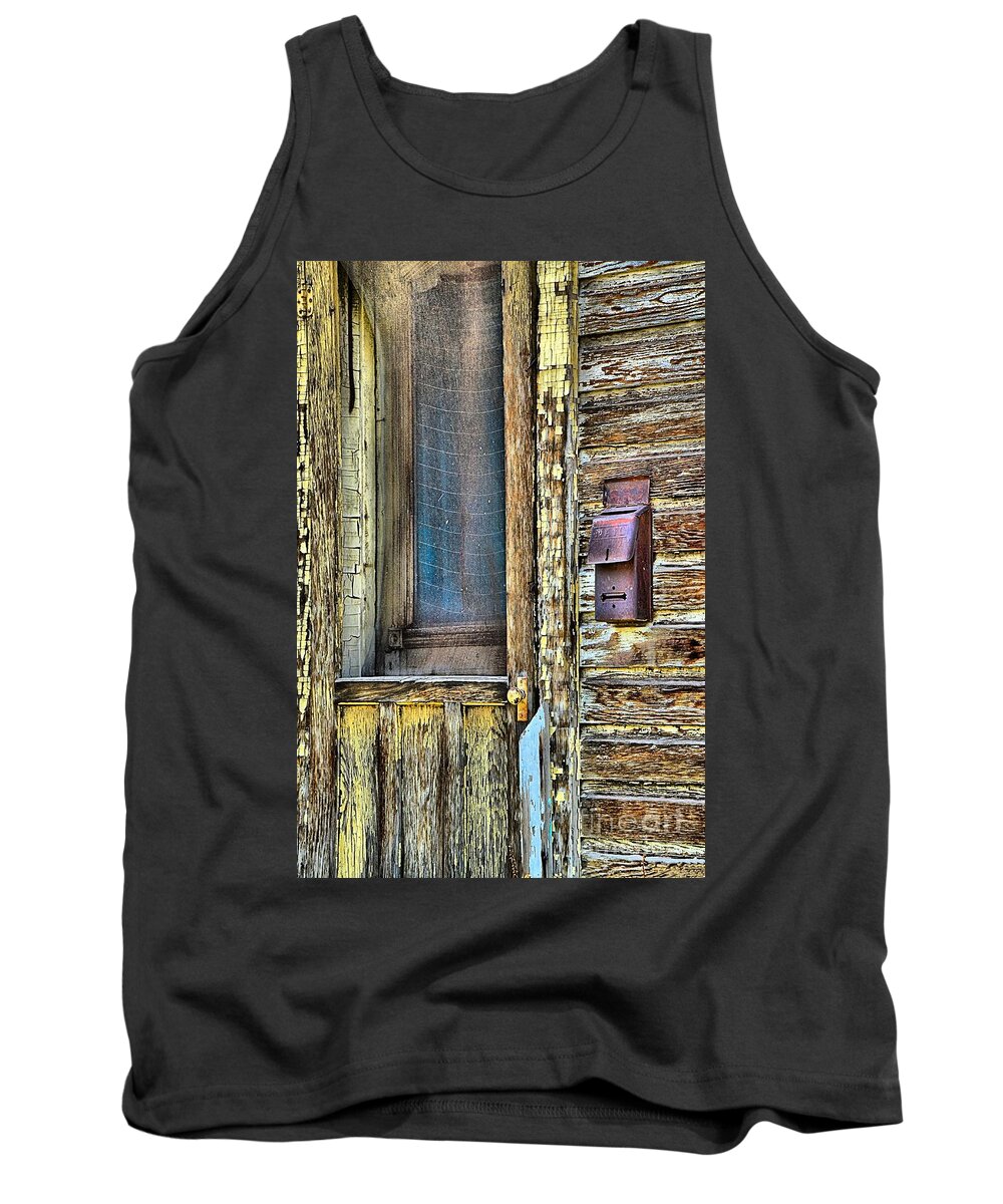 Abstract Tank Top featuring the photograph Mail Call by Lauren Leigh Hunter Fine Art Photography