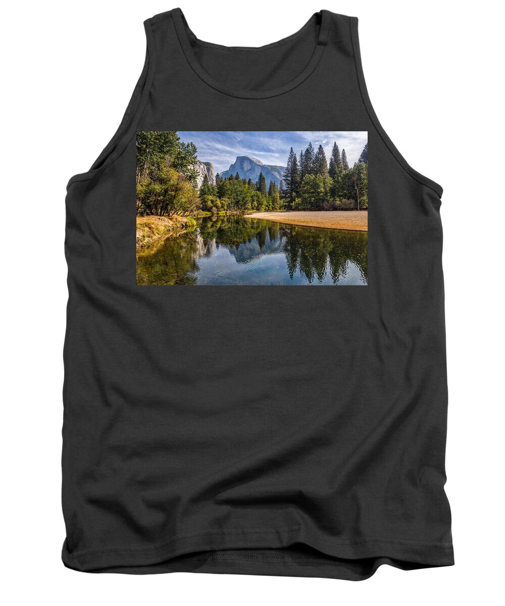 California Tank Top featuring the photograph Merced River View II by Peter Tellone