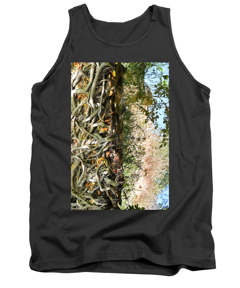 Nature Tank Top featuring the photograph Mind Bender by Donna Blackhall