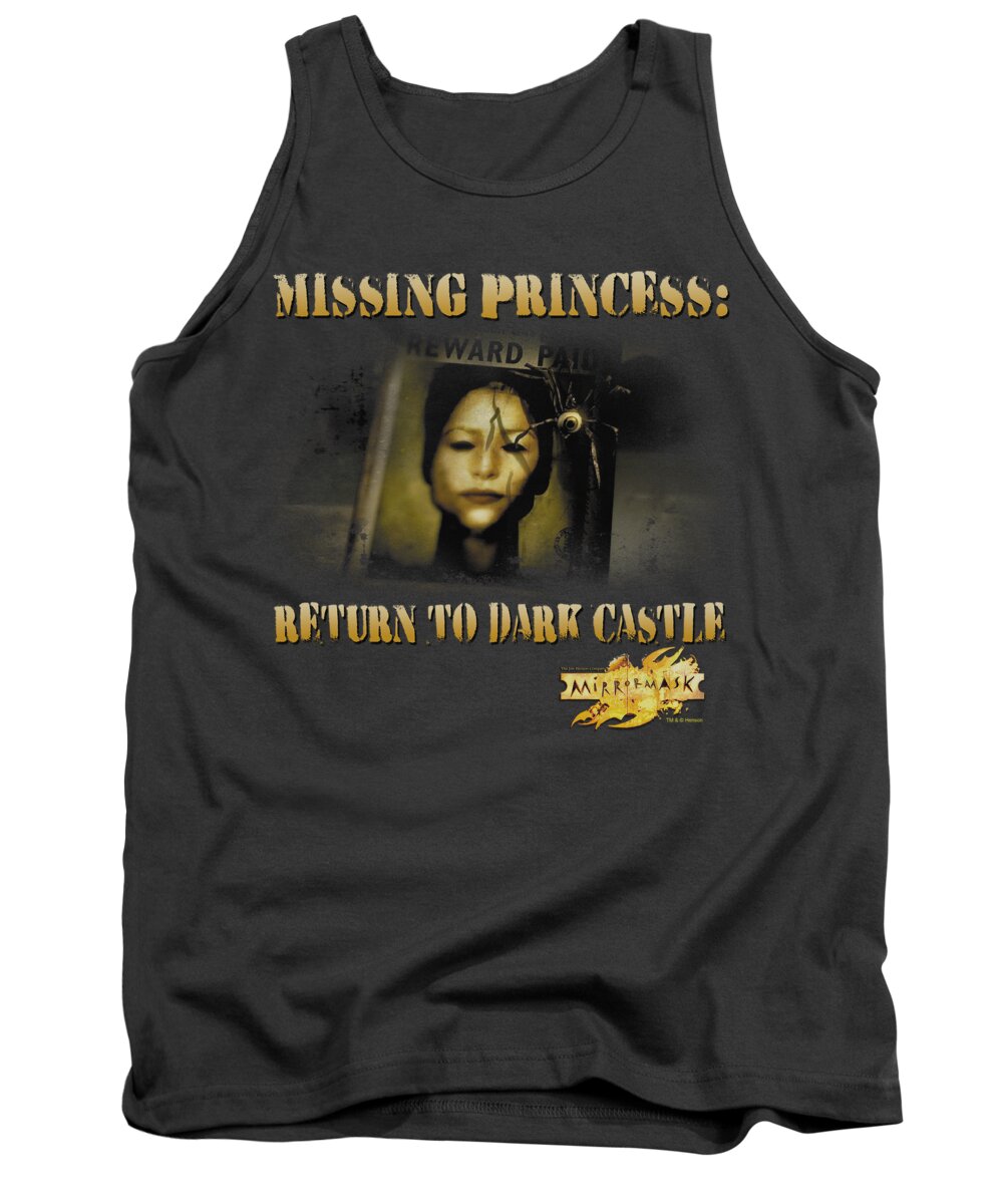 Mirrormask Tank Top featuring the digital art Mirrormask - Missing Princess by Brand A